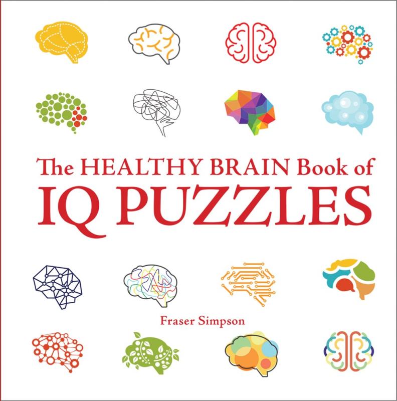 white cover with red text with illustrations of colorful brains