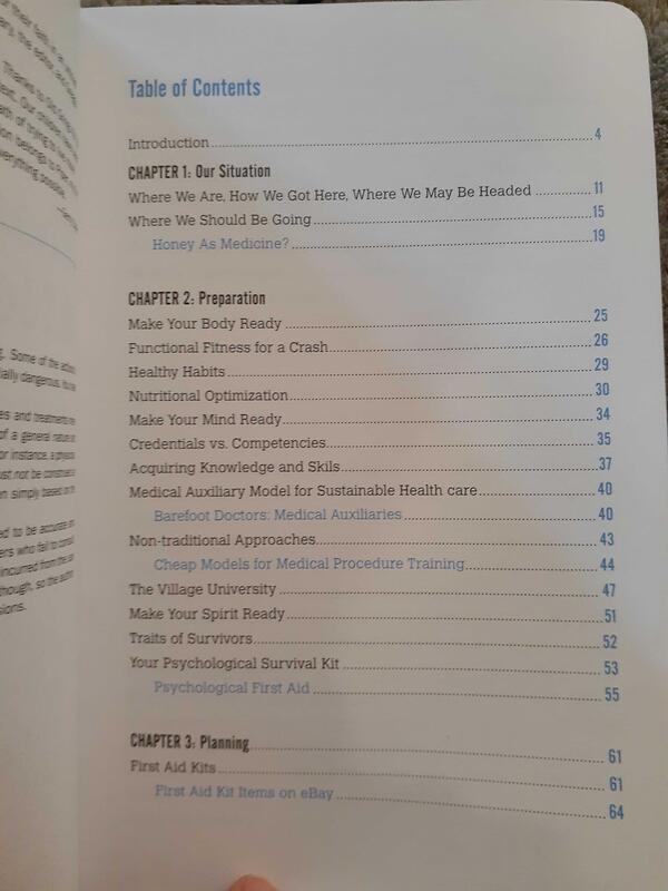 Table of contents page 1