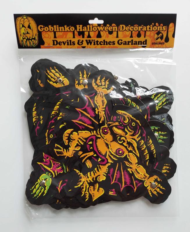 Goblinko Halloween Devils & Witches Garland Decorations