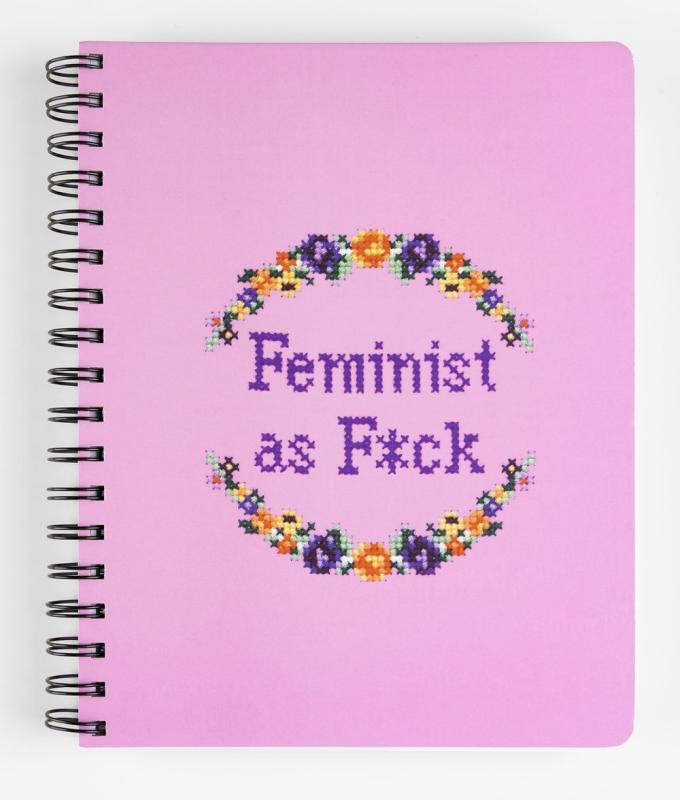 Feminist as F*ck Notebook (Cross-Stitch Notebooks)