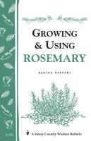 Growing & Using Rosemary (Storey Country Wisdom Bulletin)