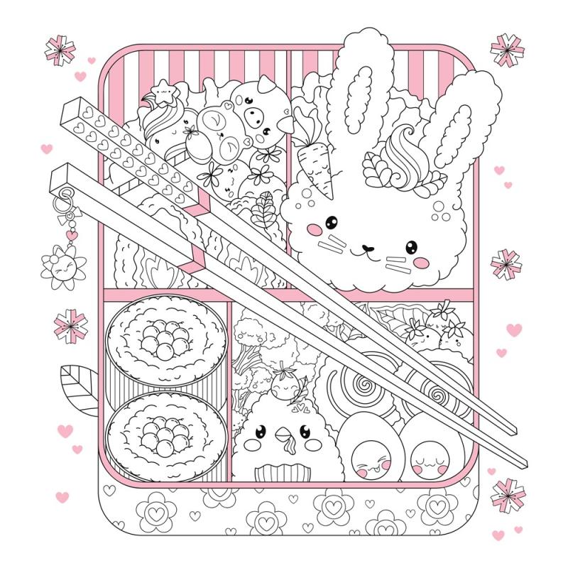 Kawaii: A Cute  & Shimmery Anime & Manga Style Coloring Book (Manga Sparkle) image #1