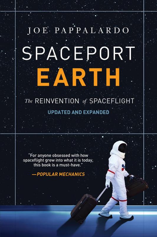 Cover with photo of astronaut and a background of stars