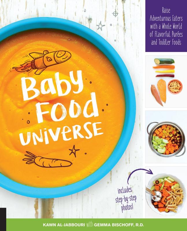 baby food bowl with orange colored food