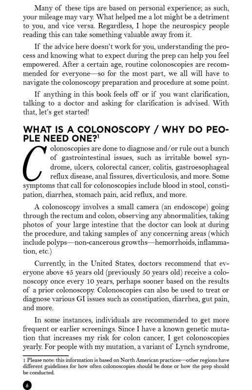 How to Get a Colonoscopy: Advice for the Neurodivergent and Everyone Else! image #2