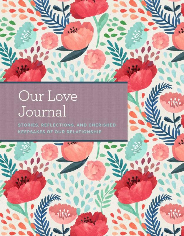 Cover with a multicolor floral background