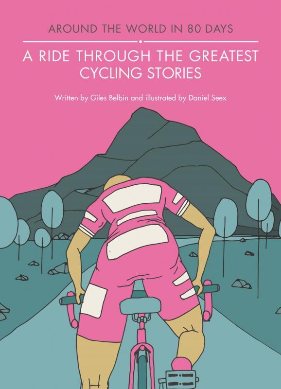 Cover with an image of a cyclist from behind