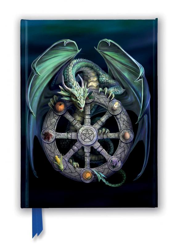 Cover with fantasy artwork of a wheel