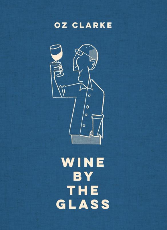 Cover with drawing of man inspecting wineglass.