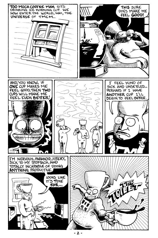 Too Much Coffee Man: The Original Comic Books #1-9 image #3