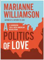 A Politics of Love: A Handbook for a New American Revolution