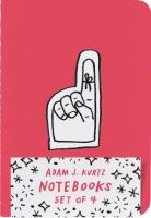 Adam J. Kurtz Notebooks (set of 4)