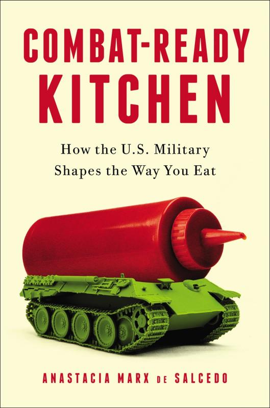 Cover with an image of a military tank with a ketchup bottle as its turret