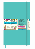 Piccadilly Teal Dot Grid Essential Notebook