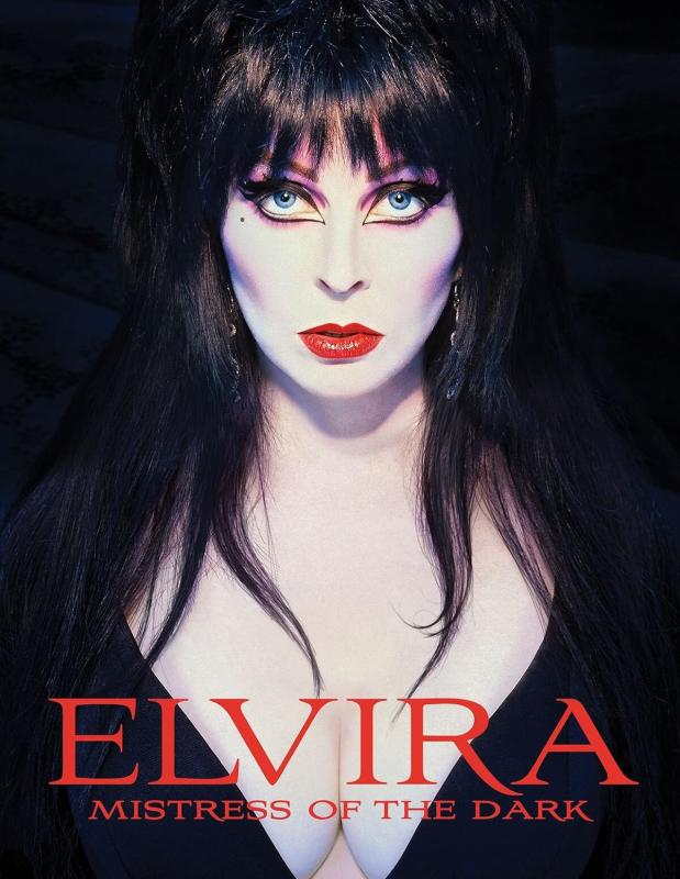 Photo of Elvira on a black background