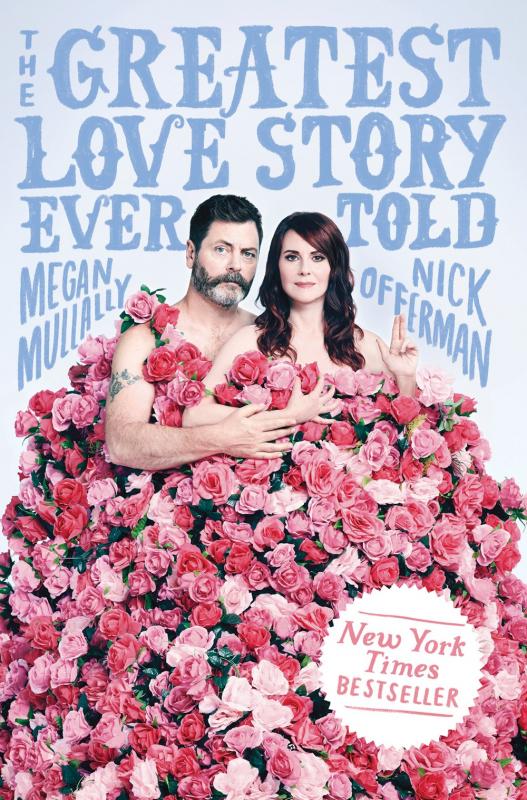 Cover with photo of the authors covered in roses.