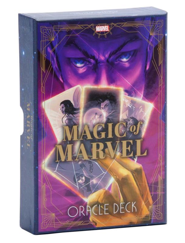 A sinister purple guy holds some transparent cards.