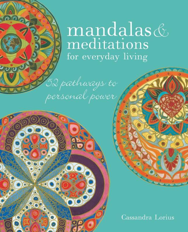 A trio of mandalas on the cover.