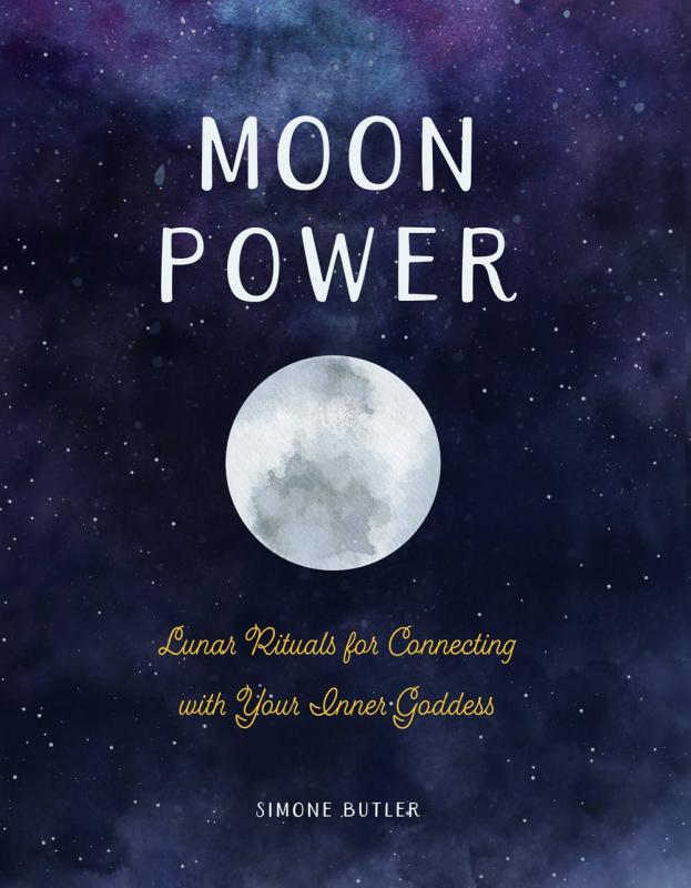 blue and black cover with illustration of a full moon with white and yellow text