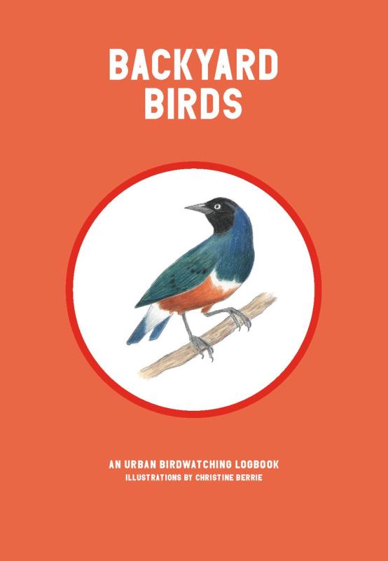 orange cover with robin bird in white circle with white text