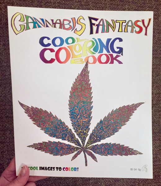 Cannabis Fantasy Cool Coloring Book