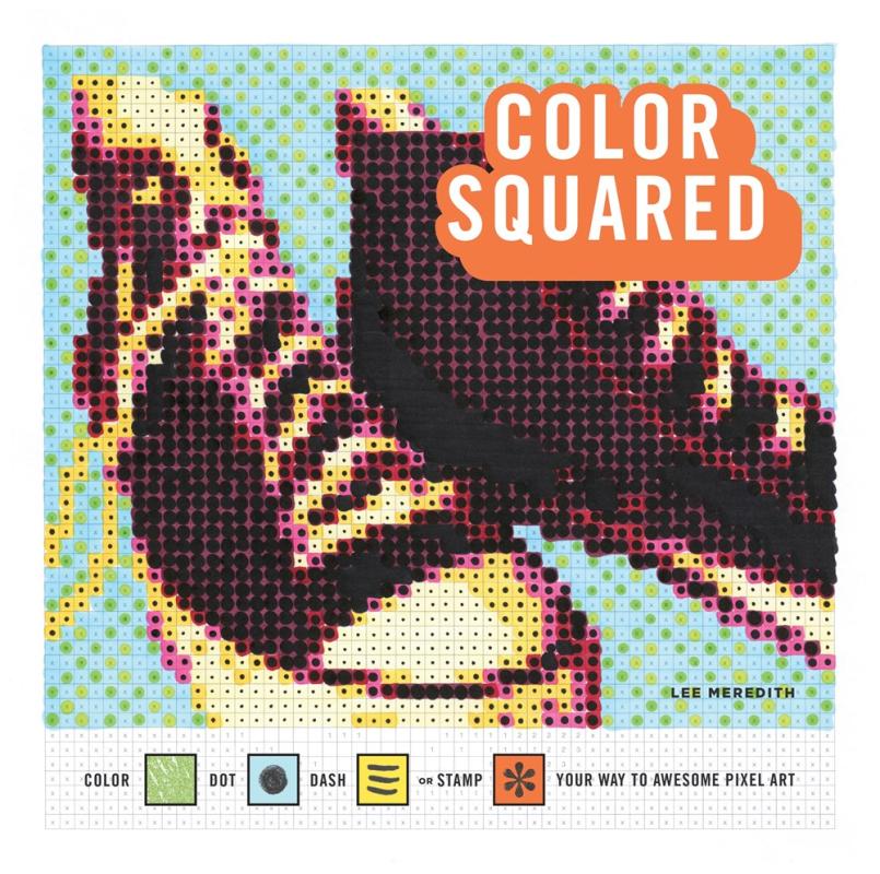 pixel illustration of sneakers with white text with orange outline