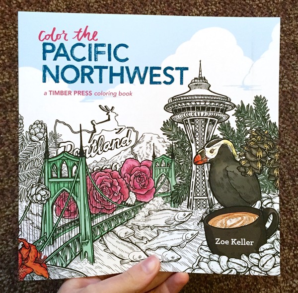 Color the Pacific Northwest: A Timber Press Coloring Book