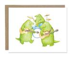 Croc Band Greeting Card