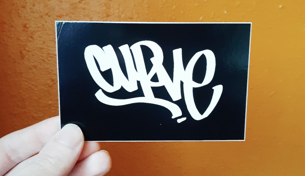 curve sticker