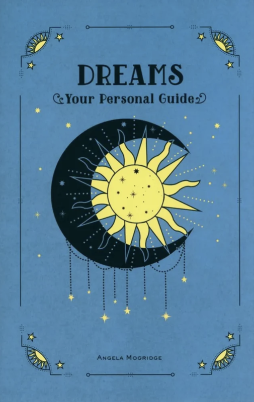 Blue book cover featuring illustrations of the sun and moon.