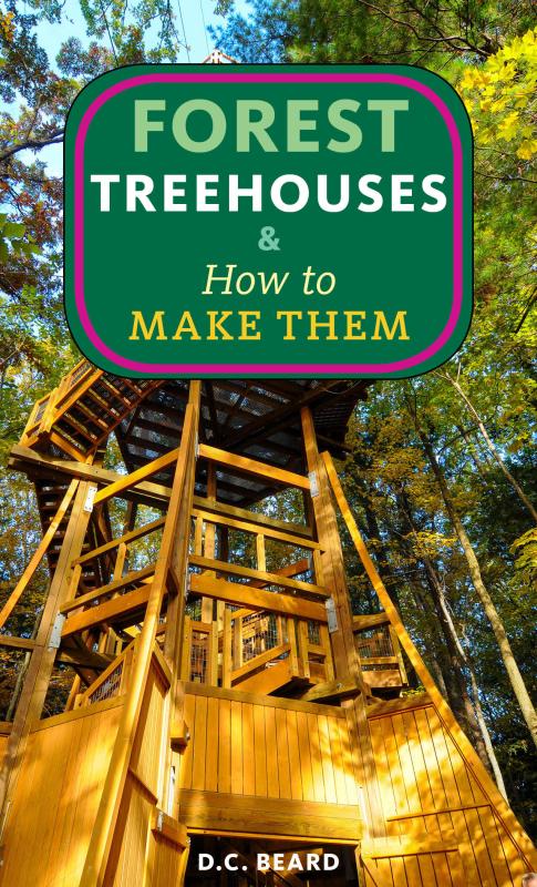 a tall structure treehouse structure.