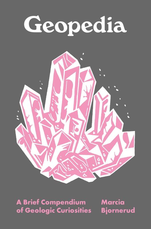 Illustration of a large pink crystal.