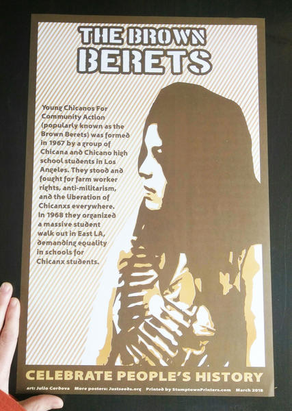 Brown Berets Poster