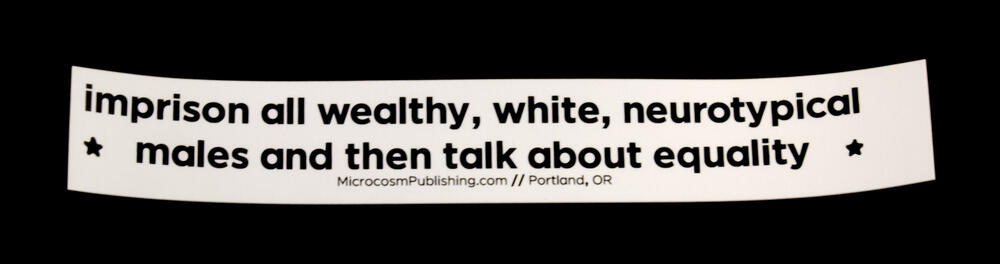 Imprison All Wealthy, White, Neurotypical Males and then Talk About Equality