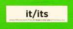 Sticker #475: it/its