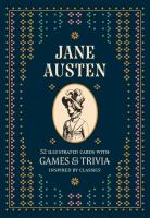 Jane Austen: A literary card game: 52 illustrated cards with games and trivia