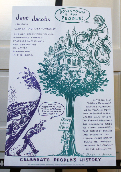 Jane Jacobs vs Robert Moses poster