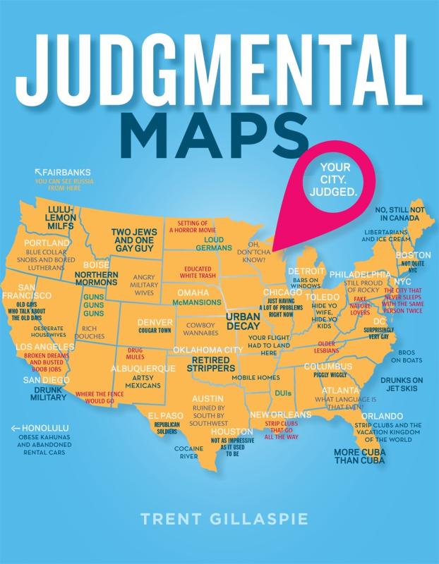 a map of the U.S. with different regions labeled with different descriptors