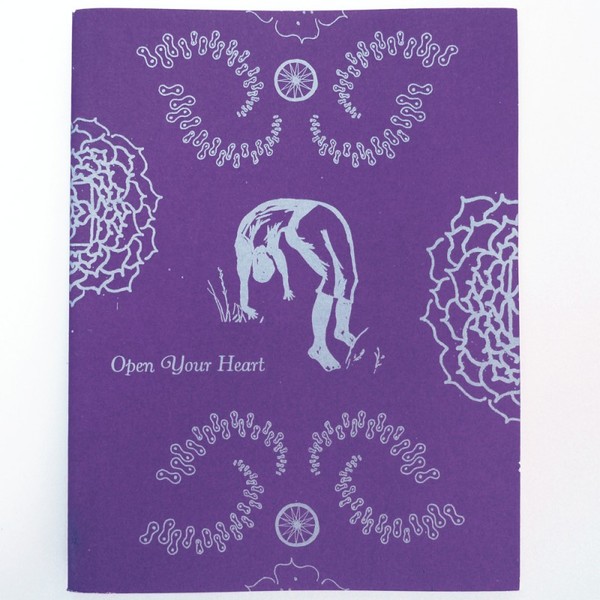 open your heart blank book journal