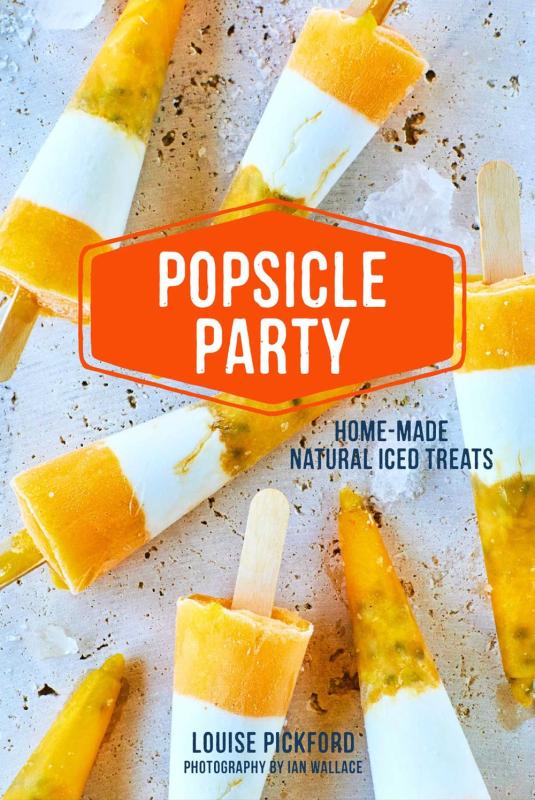 enticing orange and white ice pops