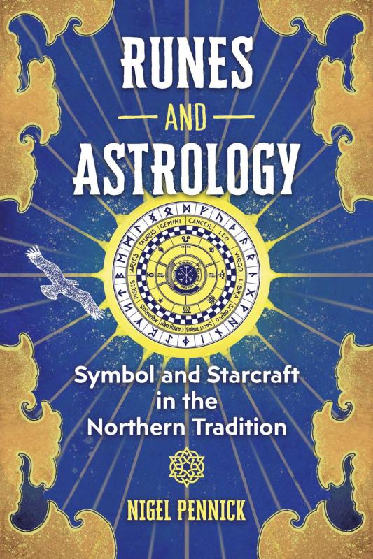 Wow. There's a bird flying toward a combined futhark/horoscope circle but that's really just scratching the surface of what's going on here.