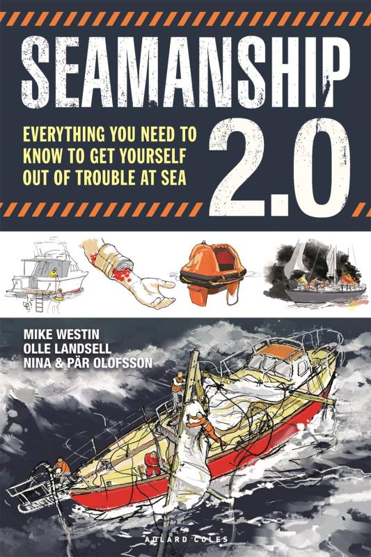 bold cover with some diagrams and drawing of a ship in action