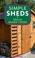 Simple Sheds & How to Make Them