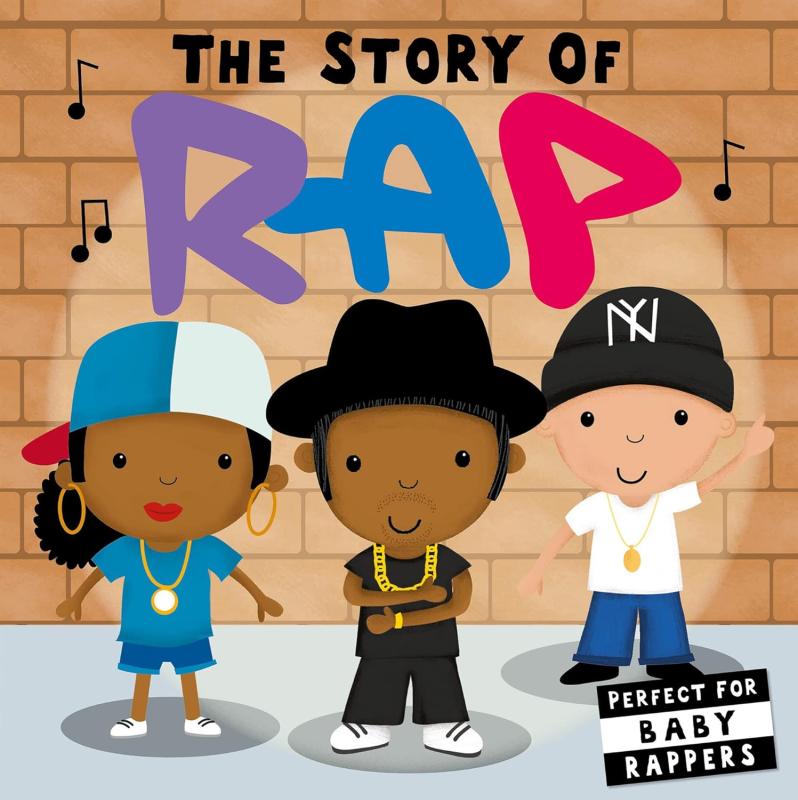 rapper figures in a kid friendly cartoon style