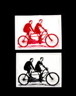 Sticker #263: Tandem Racers