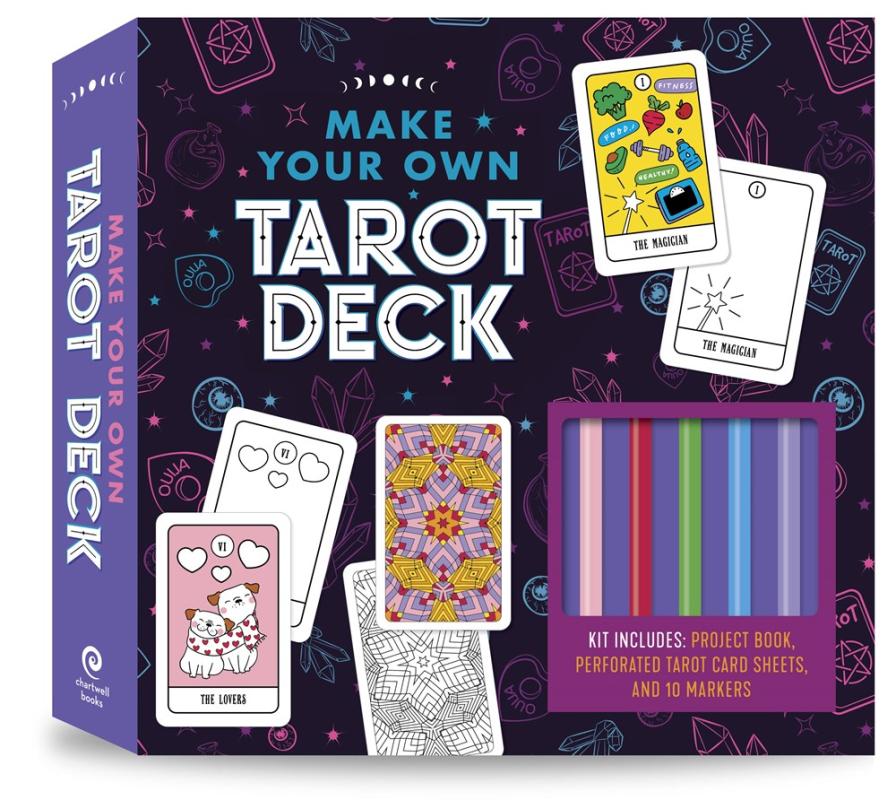 a box set of colorable tarot cards