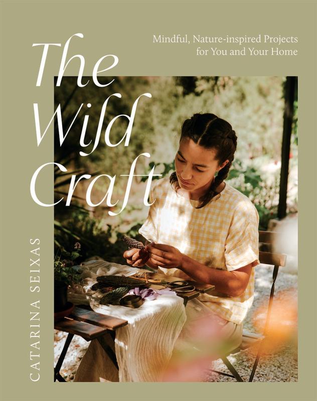 green cover with woman making crafts with white text