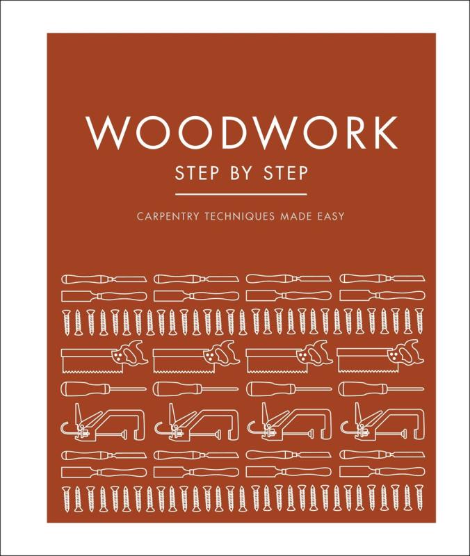 patterned line art motifs of wood working tools