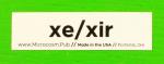 Sticker #474: xe/xir